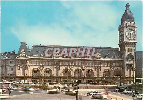 Moderne Karte Paris La Gare de Lyon