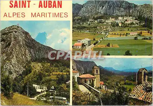 Moderne Karte Saint Auban Alpes Maritimes