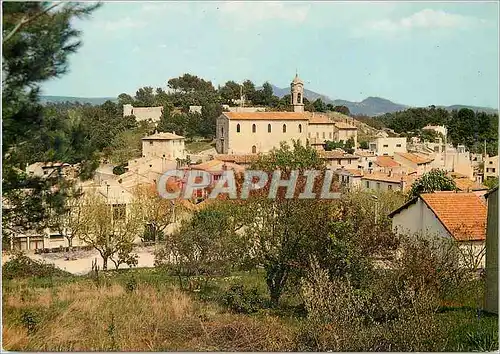 Moderne Karte Peypin L'Eglise et les Ruines du Vieux Chateau