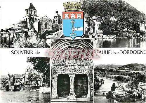 Cartes postales moderne Souvenir de Beaulieu sur Dordogne (COrreze)