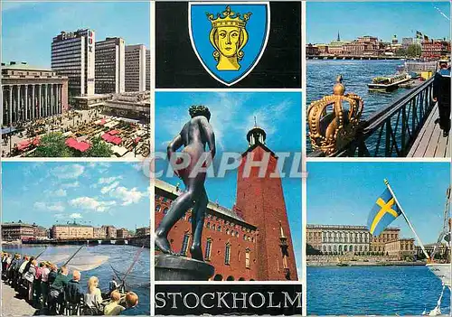 Cartes postales moderne Stockholm