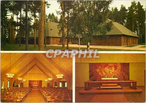 Cartes postales moderne Mobackenkyrkan Fonddekorationen Komponerad