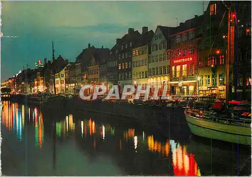 Cartes postales moderne Copenhagen Nyhavn Bateau
