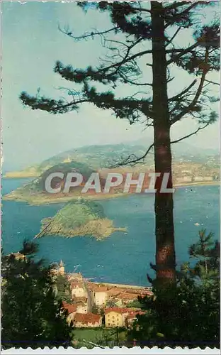 Cartes postales moderne San Sebastian Vue prise d'Igueldo