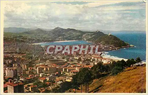 Cartes postales moderne San Sebastian Vue depuis Lilia