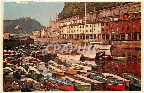 Cartes postales moderne San Sebastian Le port Bateaux