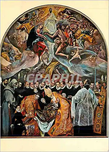 Cartes postales moderne Toledo St Thome L'Enterrement du Compte d'Orgaz (Greco)