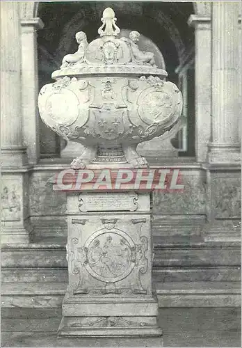 Moderne Karte Abbaye de Saint Denis Monument du Coeur de Francois Ier (1547)