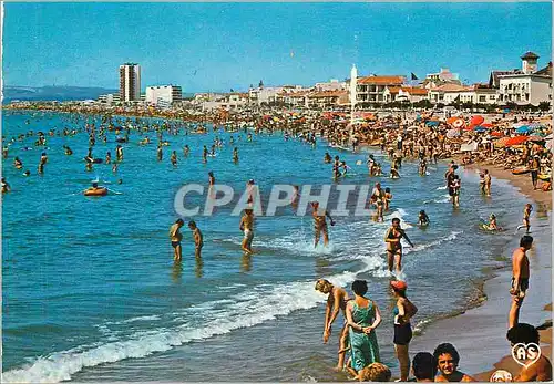 Moderne Karte Valras Plage (Herault) En Parcourant la Cote Mediterraneenne La Plage