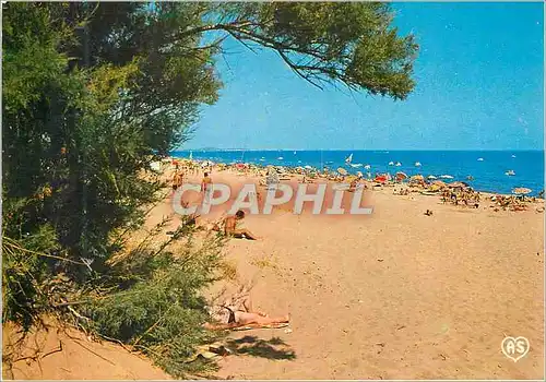 Cartes postales moderne Serignan Plage (herault) En Parcourant la Cote Mediterraneenne La Plage