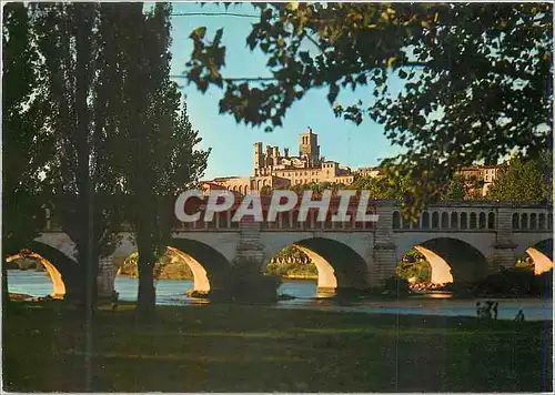 Cartes postales moderne Beziers La Cathedrale Saint Nazaire