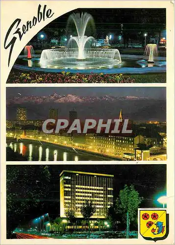 Cartes postales moderne Grenoble Place Victor Hugo Vue Generale et Chaine