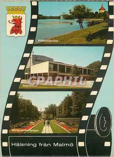 Moderne Karte Halsning fran Malmo
