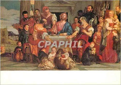 Cartes postales moderne Paris Musee du Louvre Veronese (1528 1588) Les Pelerins d'Emmaus