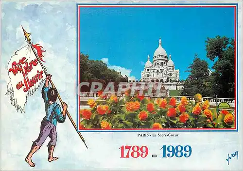 Cartes postales moderne Paris Le Sacre Coeur 1789 1989