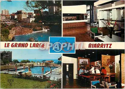 Cartes postales moderne Biarritz Le Grand Large La Residence La Reception La Piscine Le Bar