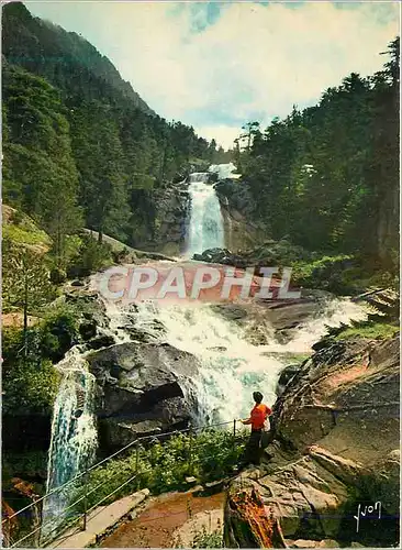 Cartes postales moderne Cauterets (H P) Les Pyrenees Couleurs et Lumiere de France Cascade du Pont d'Espagne