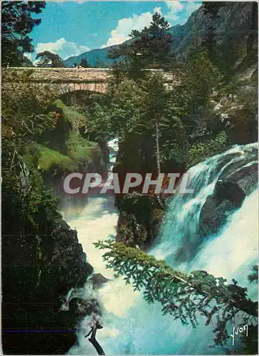 Cartes postales moderne Cauterets (H P) Les Pyrenees Couleurs et Lumiere de France Le pont d'Espagne
