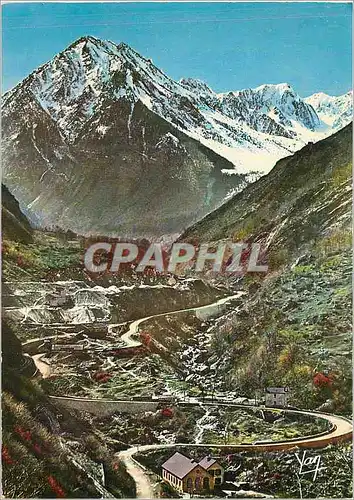 Moderne Karte Cauterets (Hautes Pyrenees) Le Colimacon et la Peguere