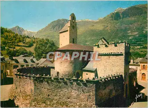 Cartes postales moderne Luz Saint Sauveur (H P) Les Pyrenees Couleurs et Lumiere de France L'Eglise fortifiee (XIIe XIVe
