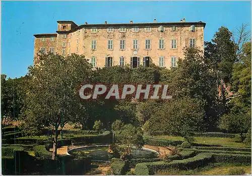 Cartes postales moderne Entrecasteaux (Var) Chateau (Construit en 1080) et son Jardin dessine par le Notre