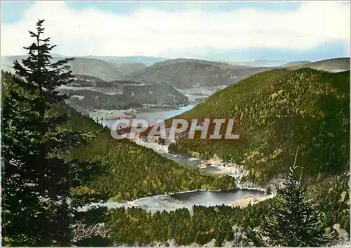 Cartes postales moderne Les Vosges Pittoreques La Vallee des Lacs Retournemer et Longemer
