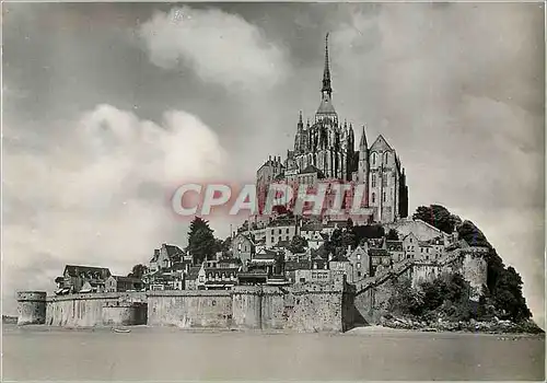 Moderne Karte Le Mont Saint Michel (Manche) Ensemble Est