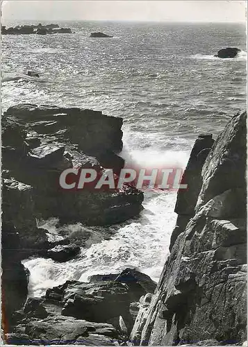 Moderne Karte Plougrescant (C du N) Les Rochers au Gouffre de Castelmeur