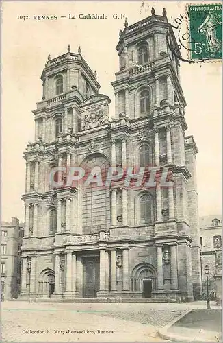 Cartes postales Rennes la Cathedrale