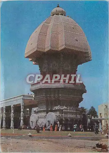 Moderne Karte Temple Chariot for Thiruvalluvar at Valluvarkottam Madras