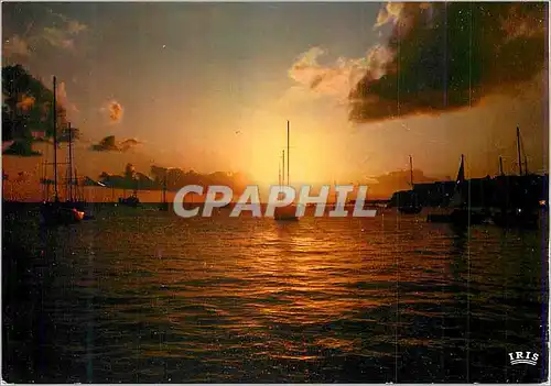 Cartes postales moderne Martinique Coucher de Soleil sur la Baie