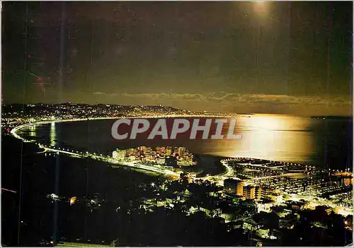 Cartes postales moderne Cannes (Alpes Maritimes) la Baie de Cannes au Clair de Lune