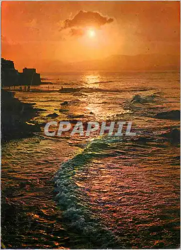 Cartes postales moderne Coucher de Soleil en Mediterranee