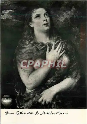 Cartes postales moderne Florence Galerie Pitti la Maddalena (Tiziano)