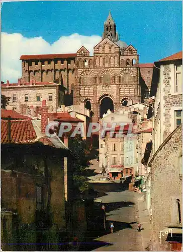 Cartes postales moderne Le Puy en Velay (Haute Loire) Couleurs et Lumiere de France Cathedrale Note Dame du Puy (XIIe Si
