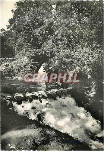 Moderne Karte Bassin de St Ferreol (Hte Gne) le Cascade