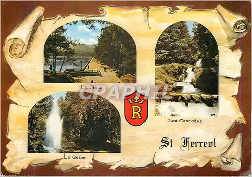 Cartes postales moderne Bassin de St Ferreol (Hte Garonne) En Parcourant de la Montaingne Noire Les Cascades La Digue La