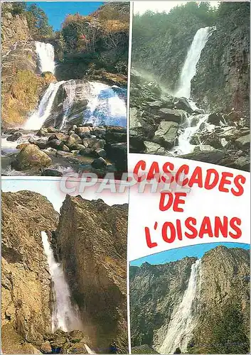 Moderne Karte Cascades de l'Oisans La Serennes La Muzelle Le Saut de la Pucelle