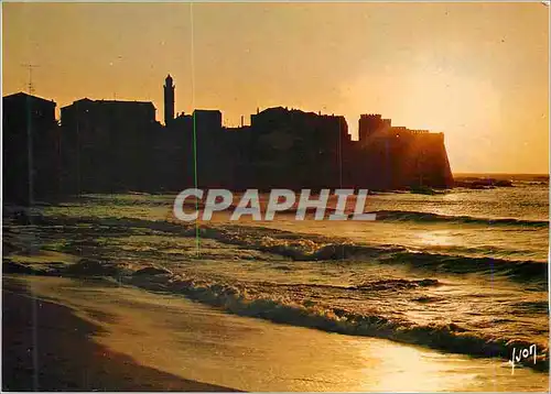 Moderne Karte Algajola la Corse Oasis de Beaute Couleurs et Lumiere de France