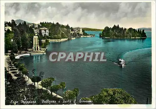 Cartes postales moderne Lac Majeur Pallanza et Ile St Jean