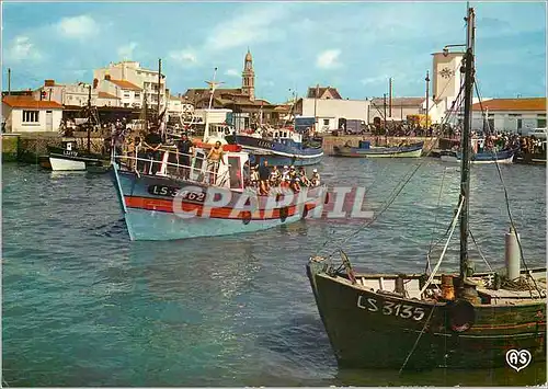 Cartes postales moderne Saint Gilles Croix de Vie  Bateaux de peche