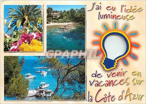 Cartes postales moderne La Cote d'Azur France