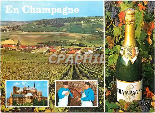 Moderne Karte En Champagne Couleurs et Lumiere de France
