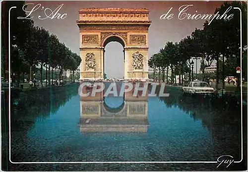 Cartes postales moderne Paris L'Arc de Triomphe
