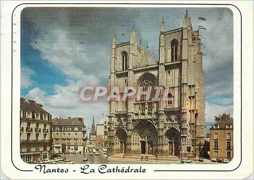 Moderne Karte Nantes La Cathedrale
