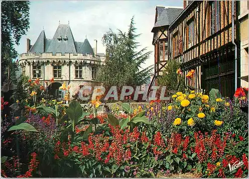 Moderne Karte Vendome (Loir et Cher) La Vallee du Loir La Maison des Campagnons et la Porte Saint Geroges