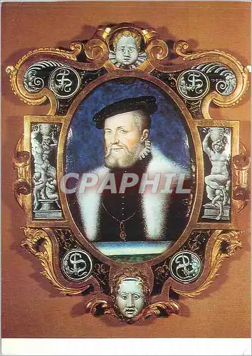 Cartes postales moderne Musee du Louvre Paris Departement des Objets d'Art Le Connetable de Montmorency par Leonard Limo