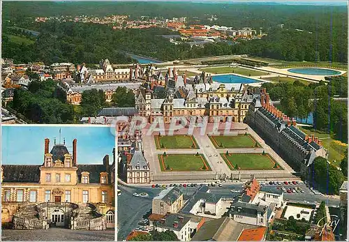 Cartes postales moderne Fontainebleau et ses Merveilles (Seine et Marne) Le Palais la Facade Ouest