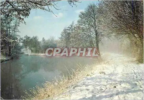 Moderne Karte Oeuvre des Pupilles de l'Ecole Publique de la Manche Neige en Cotentin