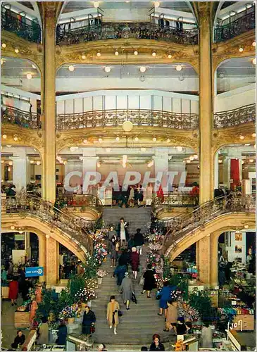 Cartes postales moderne Galeries Lafayette le plus jeune des grands magasins Bd Haussman Paris (pres de l'opera) L'escal